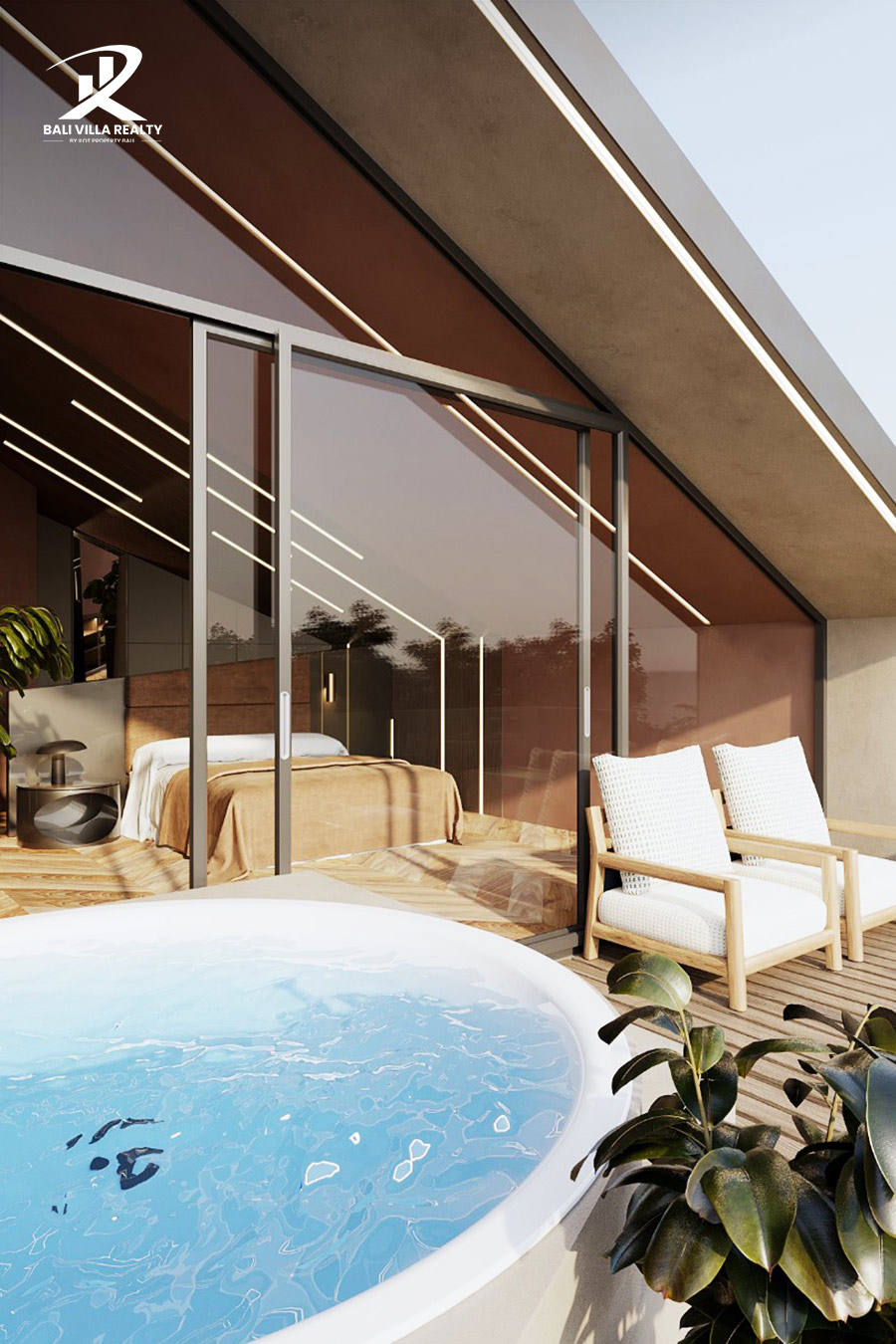 3 Bedroom chic Villas in Balangan Beach