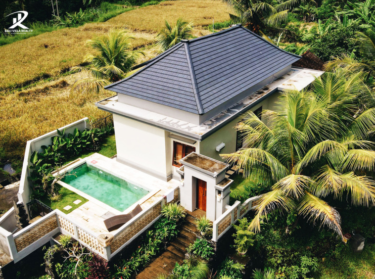 Ricefield View 2 Bedroom Villa for Sale Leasehold in Bali Ubud