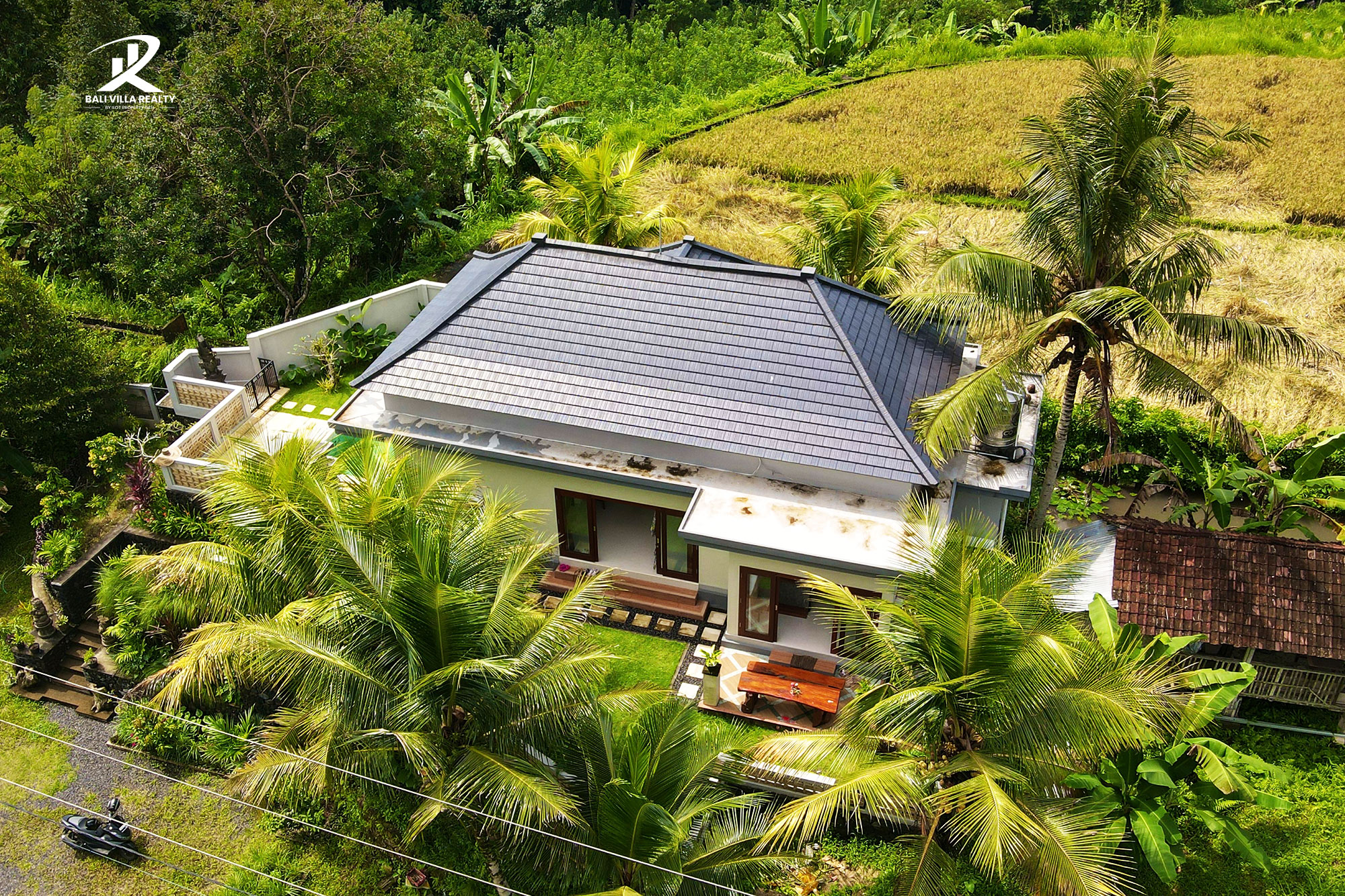 Ricefield View 2 Bedroom Villa for Sale Leasehold in Bali Ubud
