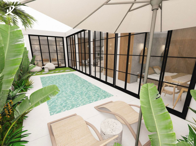 Off-Plan Ricefield View 2 Bedroom Villa for Sale Leasehold in Bali Ubud