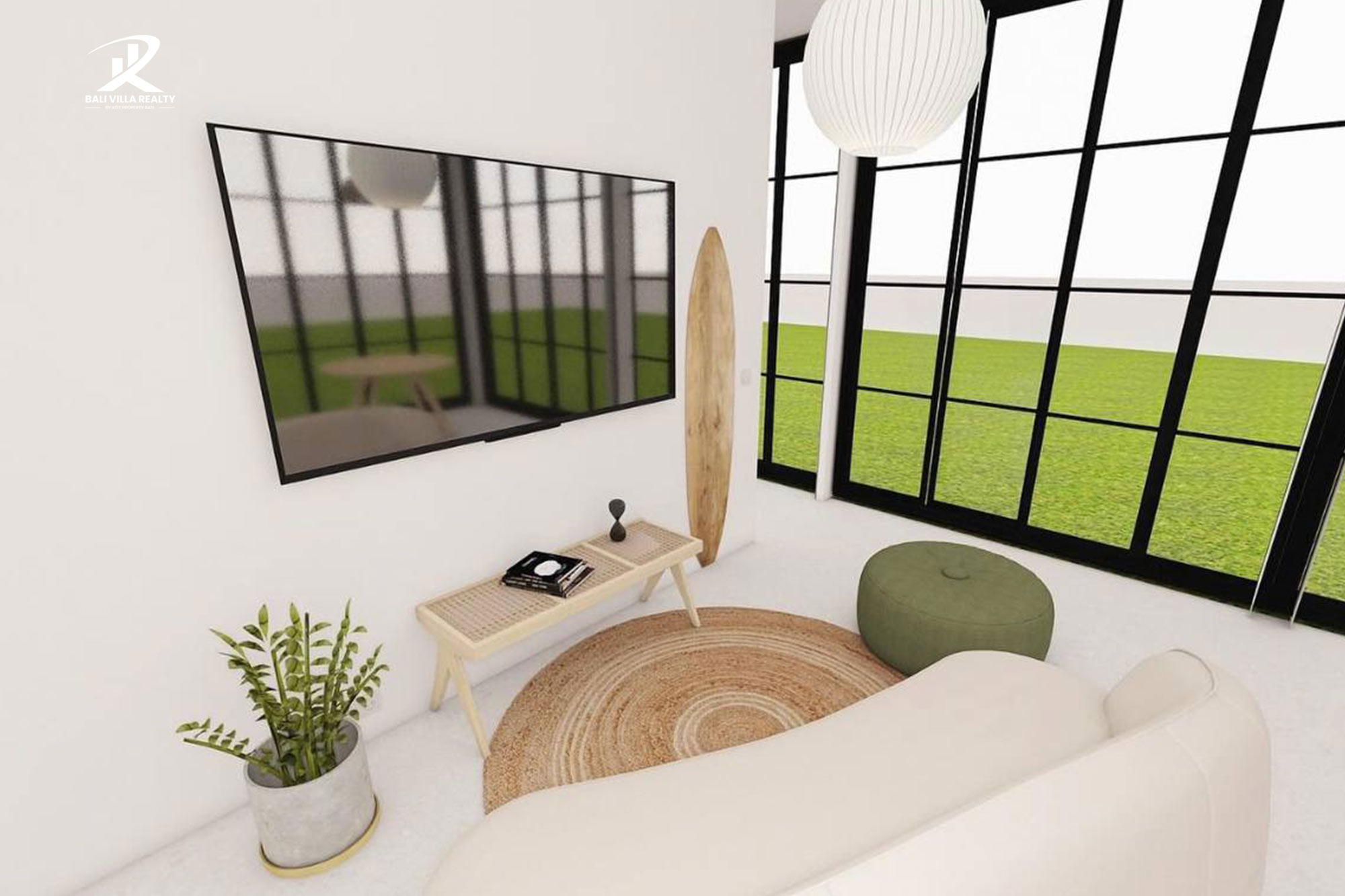 Off-Plan Ricefield View 2 Bedroom Villa for Sale Leasehold in Bali Ubud