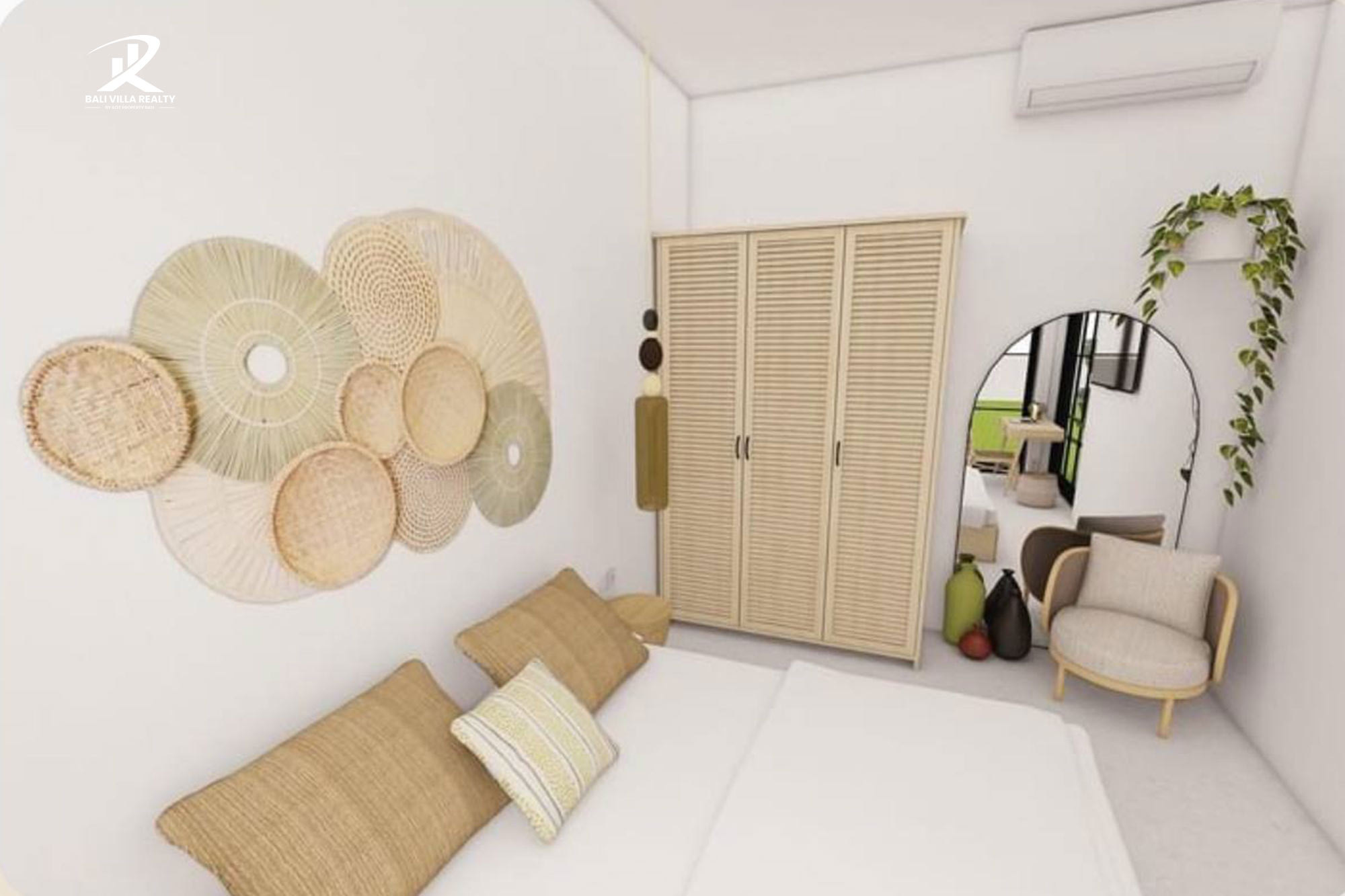 Off-Plan Ricefield View 2 Bedroom Villa for Sale Leasehold in Bali Ubud