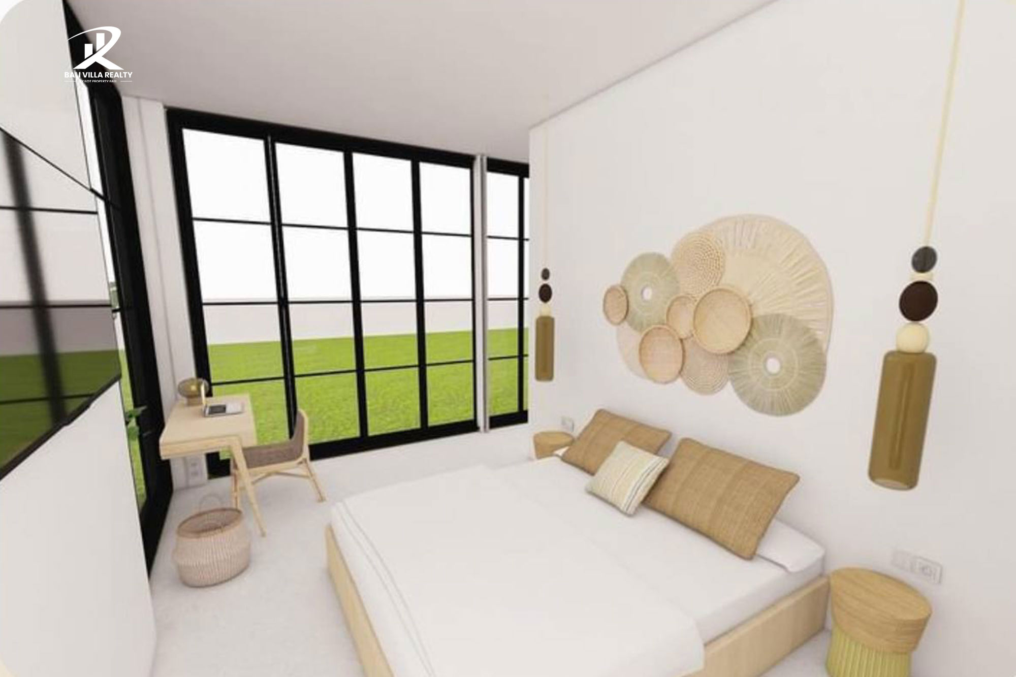 Off-Plan Ricefield View 2 Bedroom Villa for Sale Leasehold in Bali Ubud
