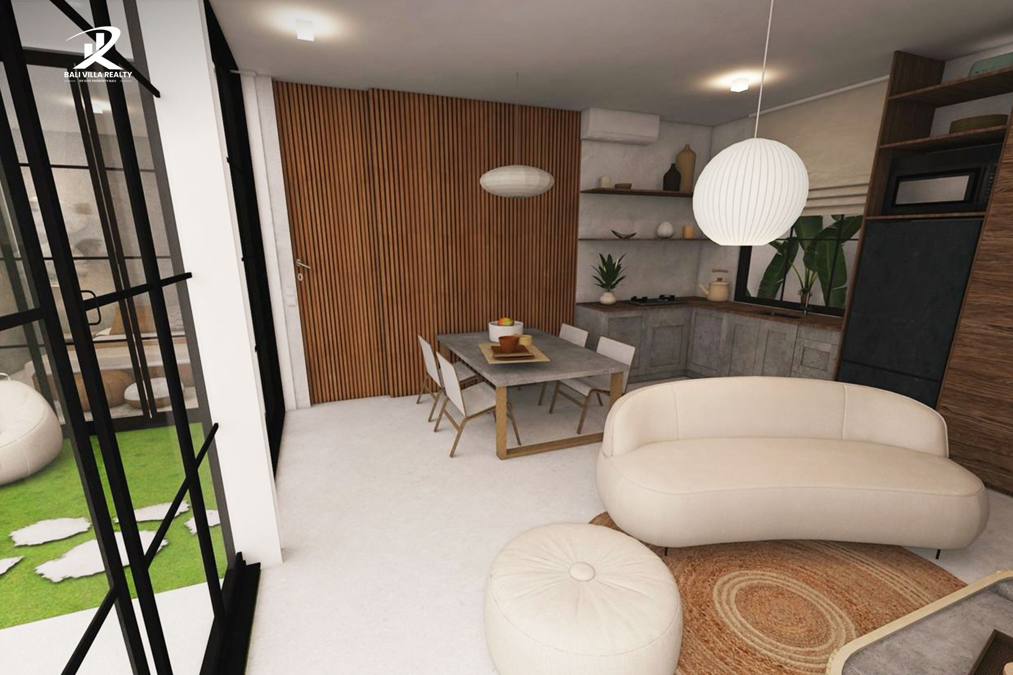 Off-Plan Ricefield View 2 Bedroom Villa for Sale Leasehold in Bali Ubud