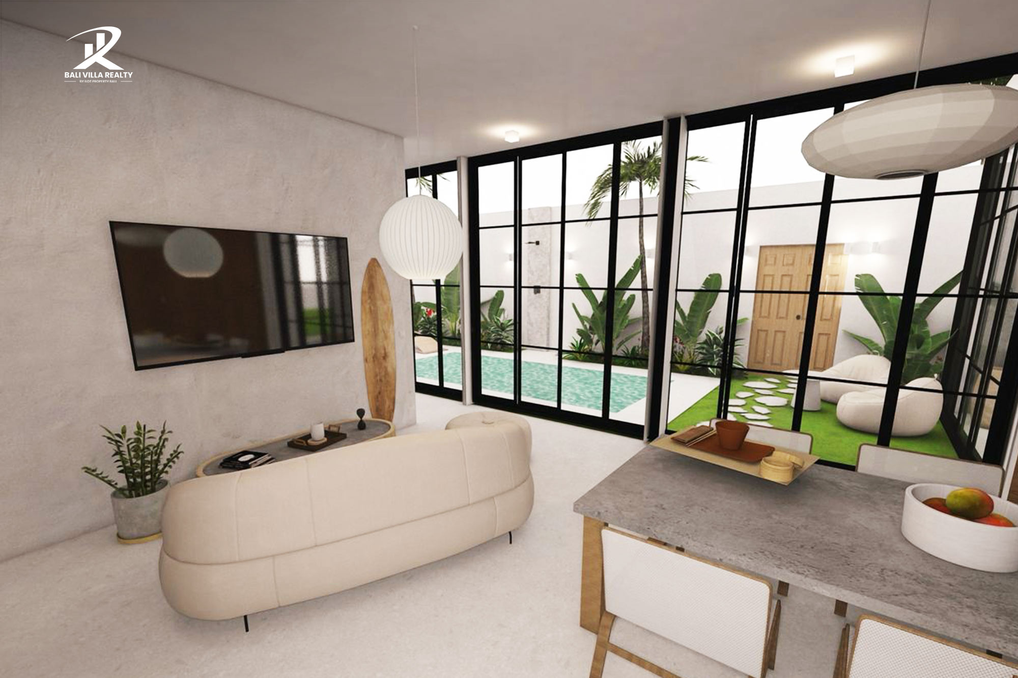 Off-Plan Ricefield View 2 Bedroom Villa for Sale Leasehold in Bali Ubud