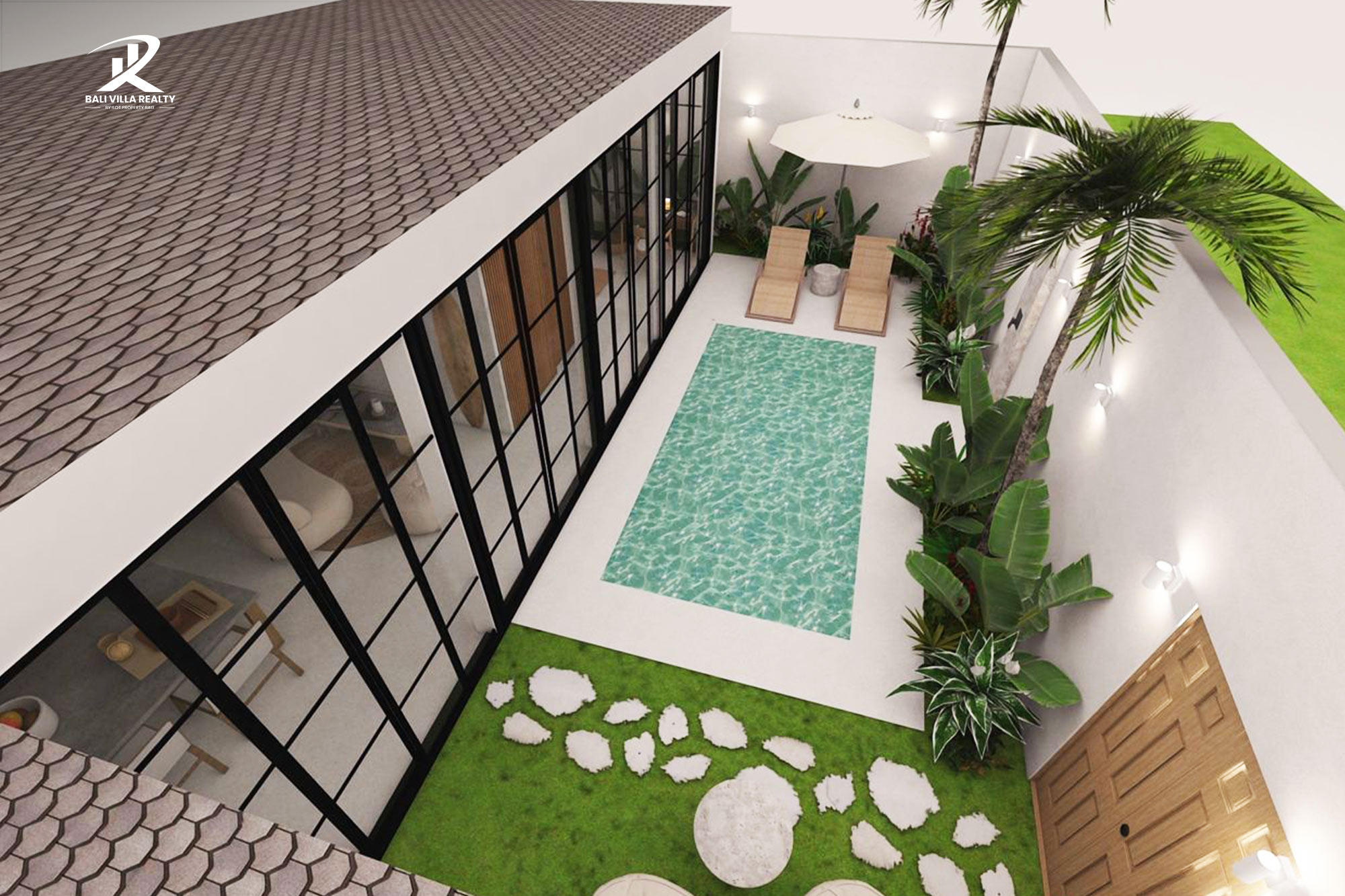 Off-Plan Ricefield View 2 Bedroom Villa for Sale Leasehold in Bali Ubud