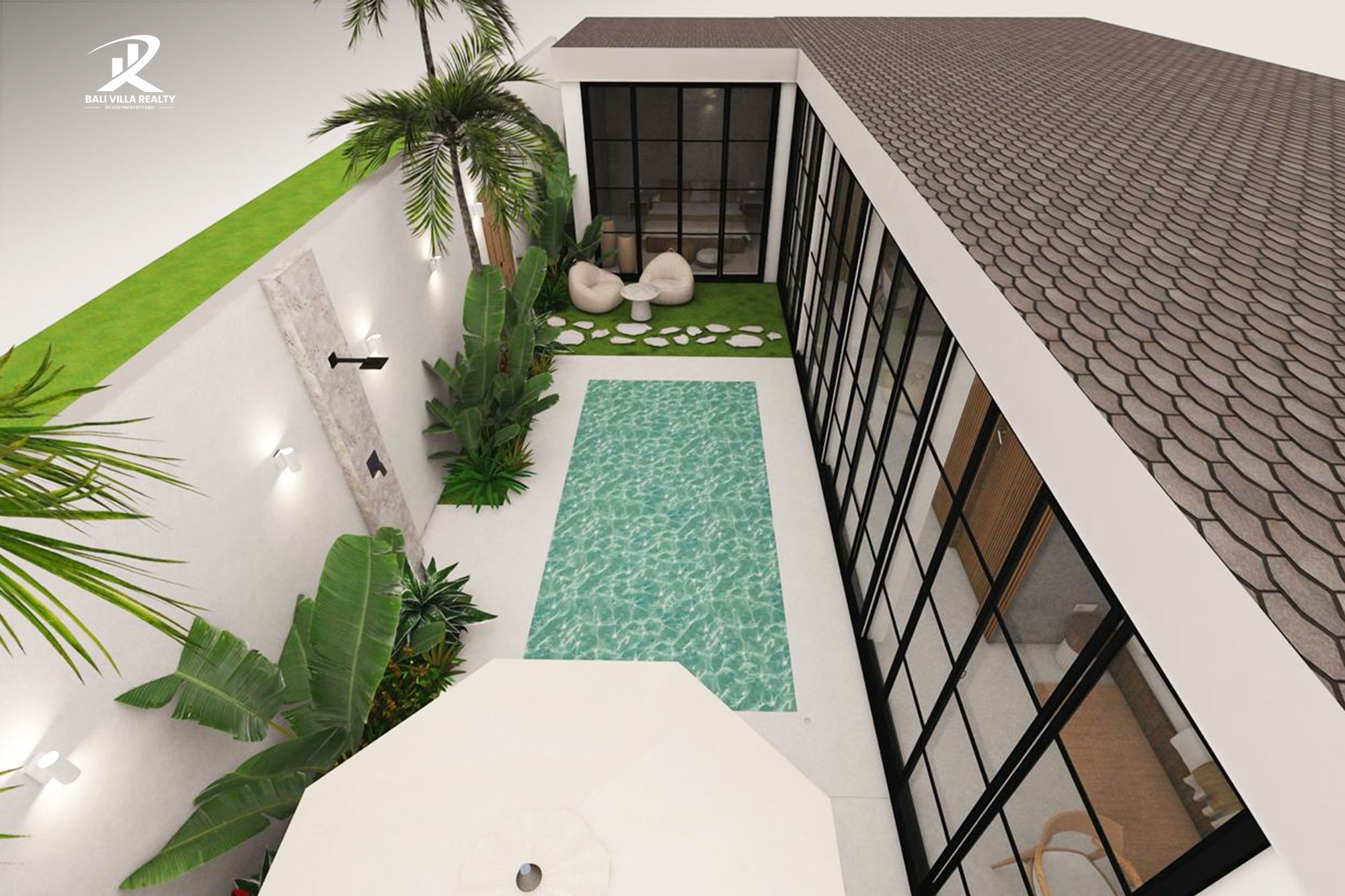 Off-Plan Ricefield View 2 Bedroom Villa for Sale Leasehold in Bali Ubud
