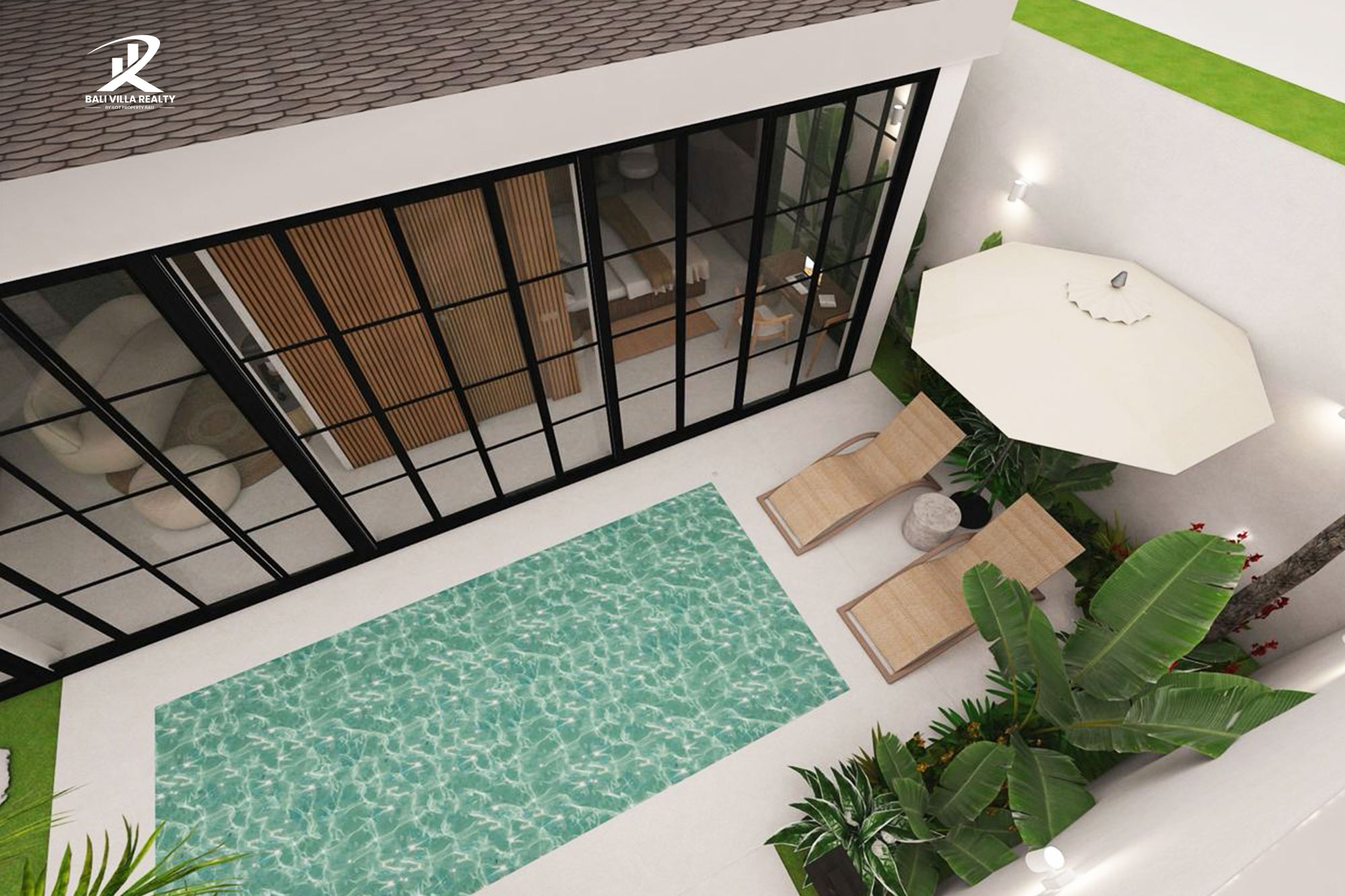 Off-Plan Ricefield View 2 Bedroom Villa for Sale Leasehold in Bali Ubud