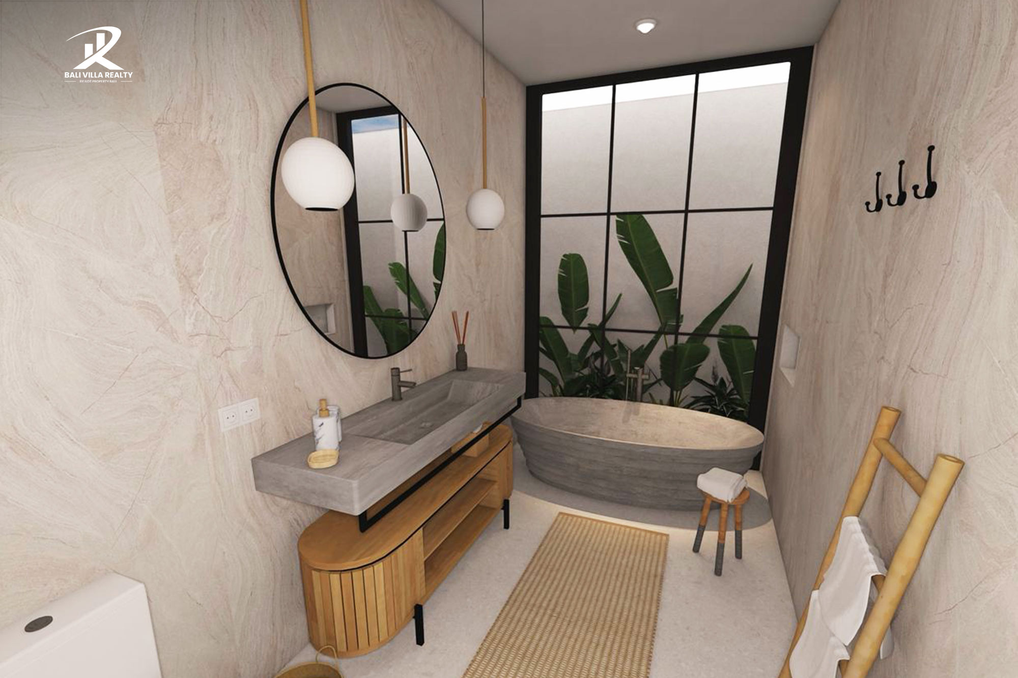 Off-Plan Ricefield View 2 Bedroom Villa for Sale Leasehold in Bali Ubud