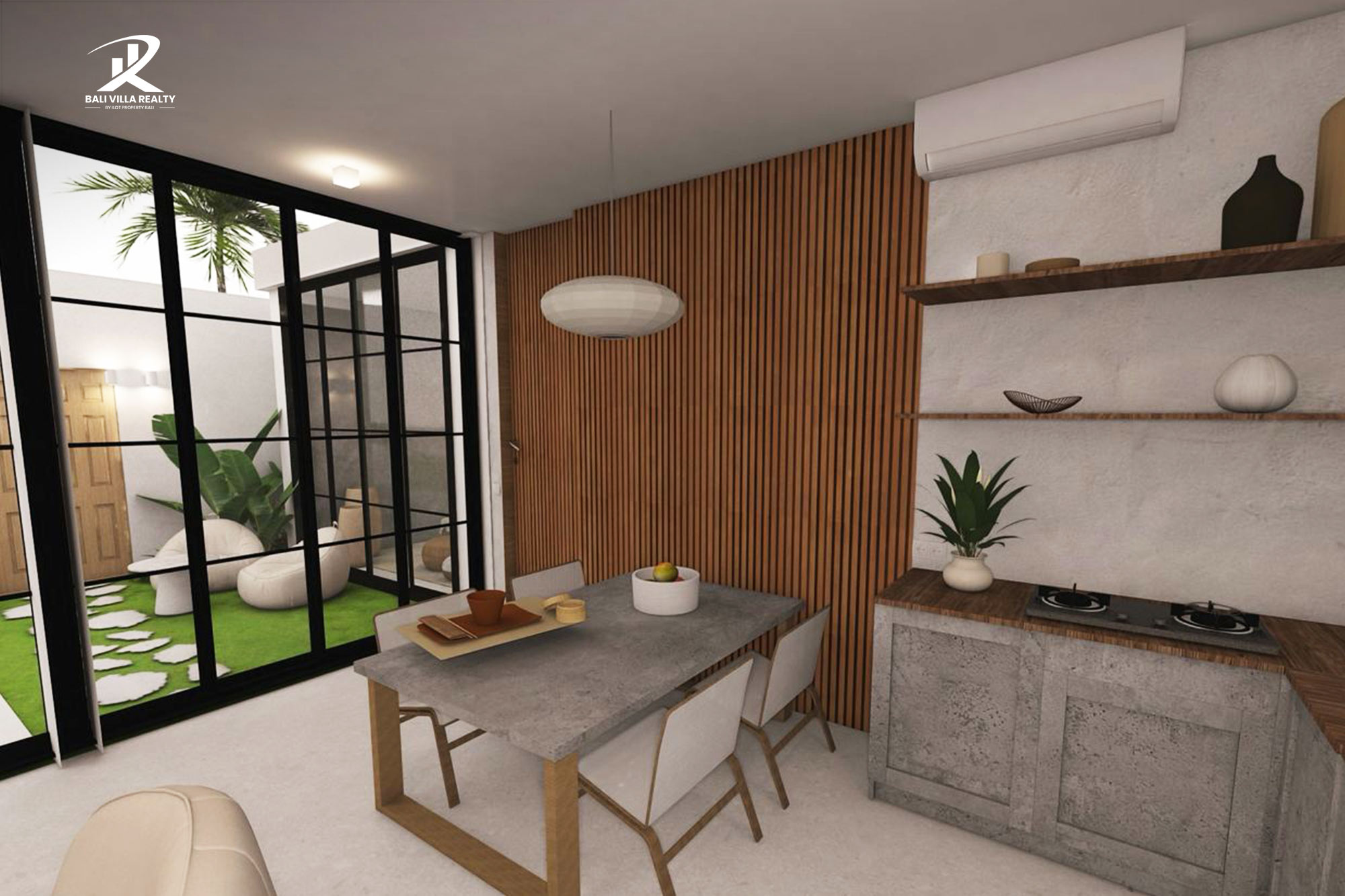 Off-Plan Ricefield View 2 Bedroom Villa for Sale Leasehold in Bali Ubud