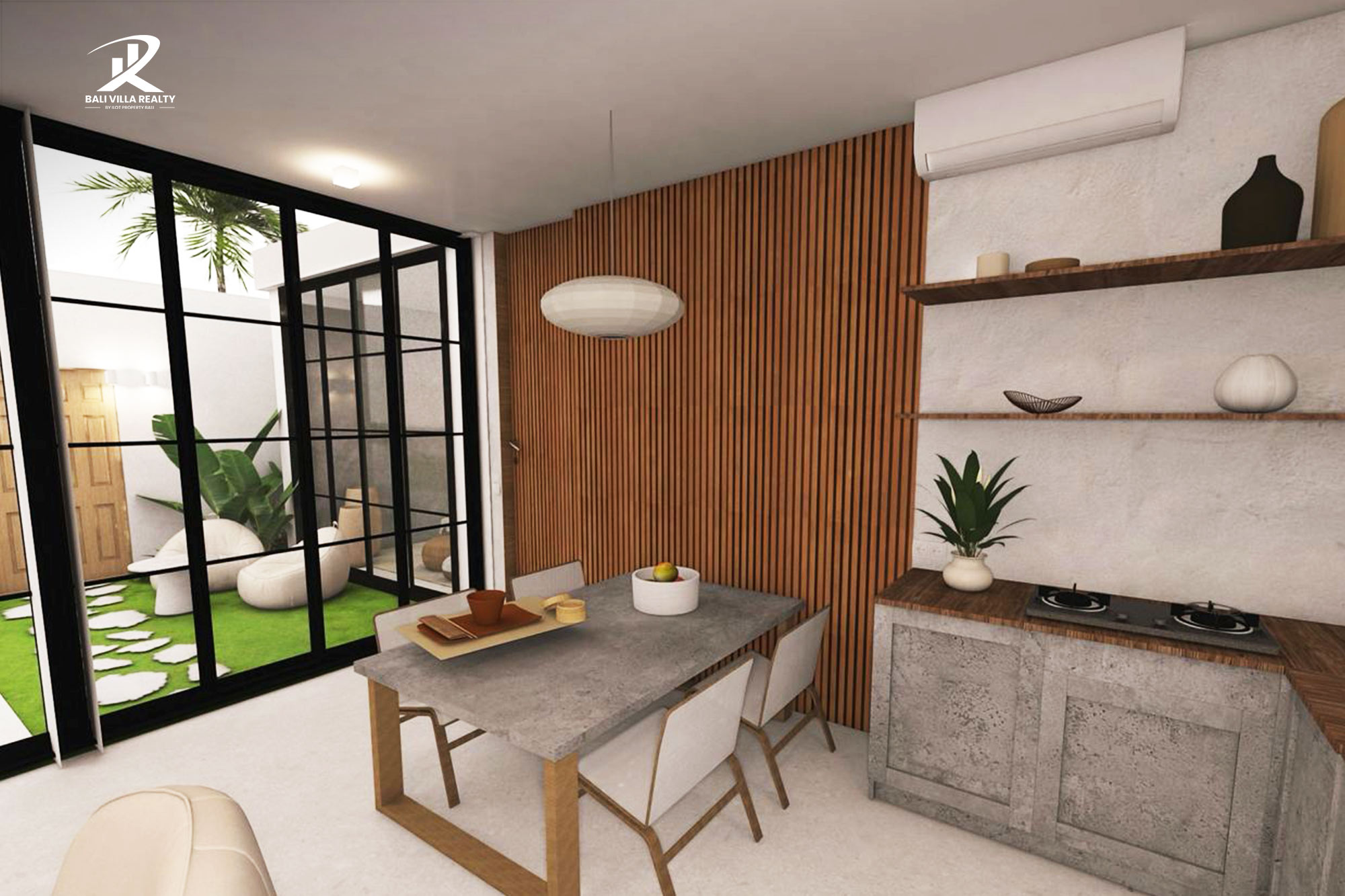 Off-Plan Ricefield View 2 Bedroom Villa for Sale Leasehold in Bali Ubud