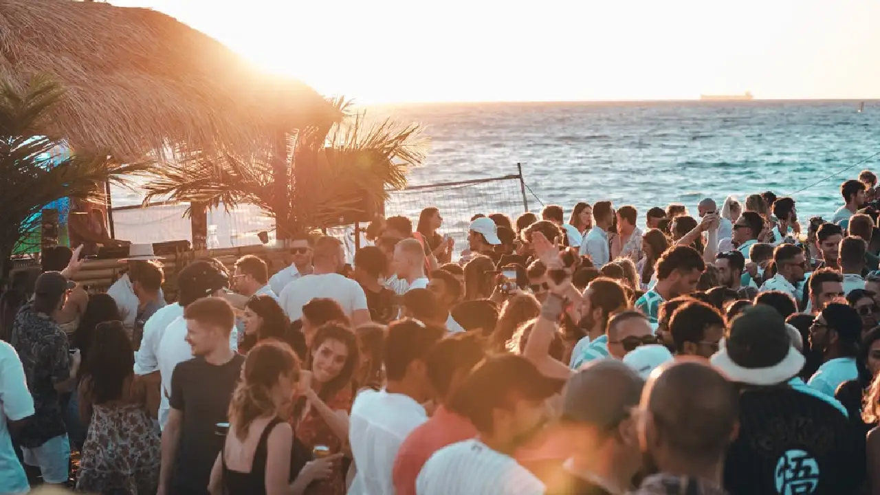 beach party in canggu