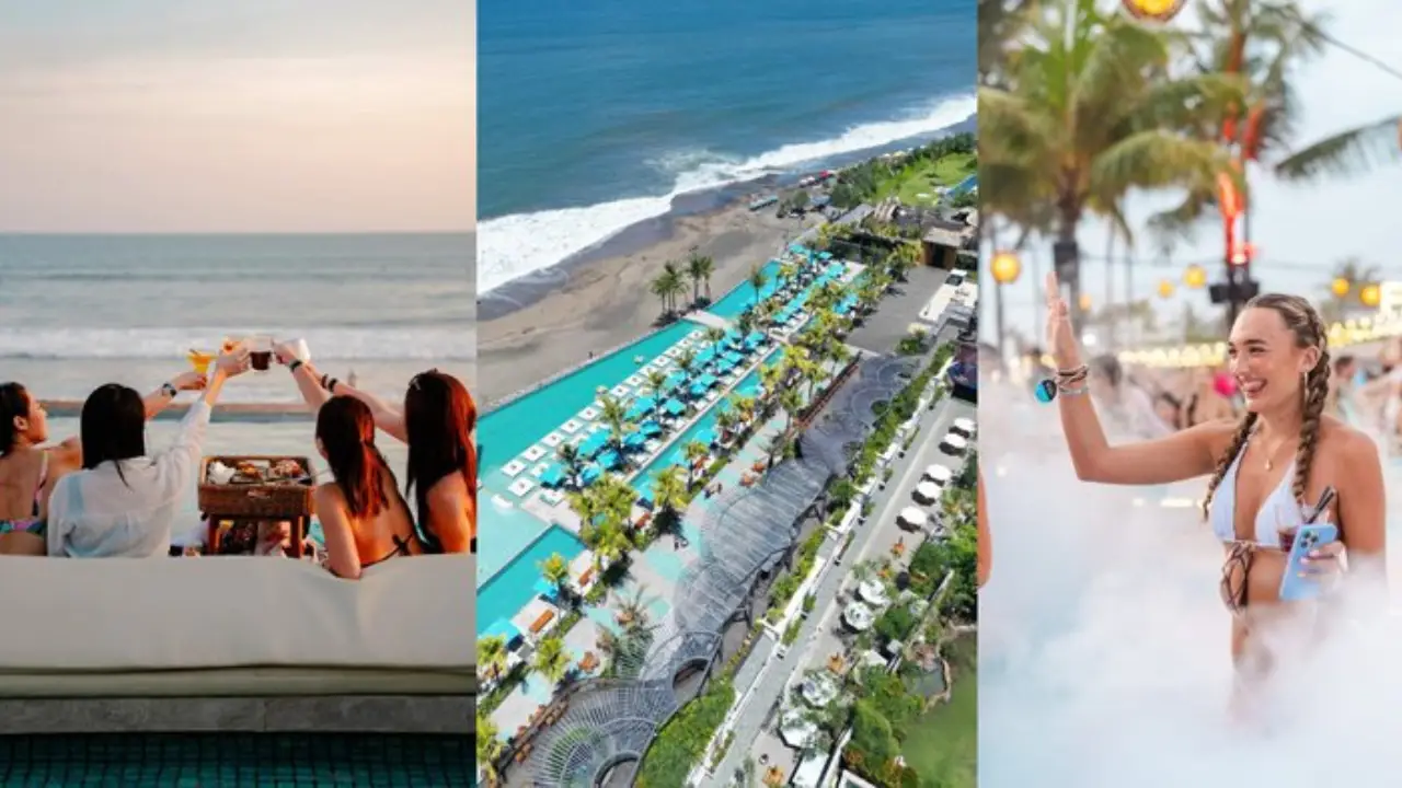 Sunsets at Beach Clubs in canggu