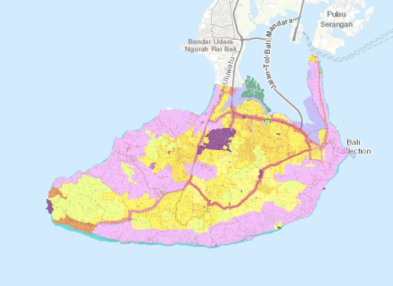 bali land zoning