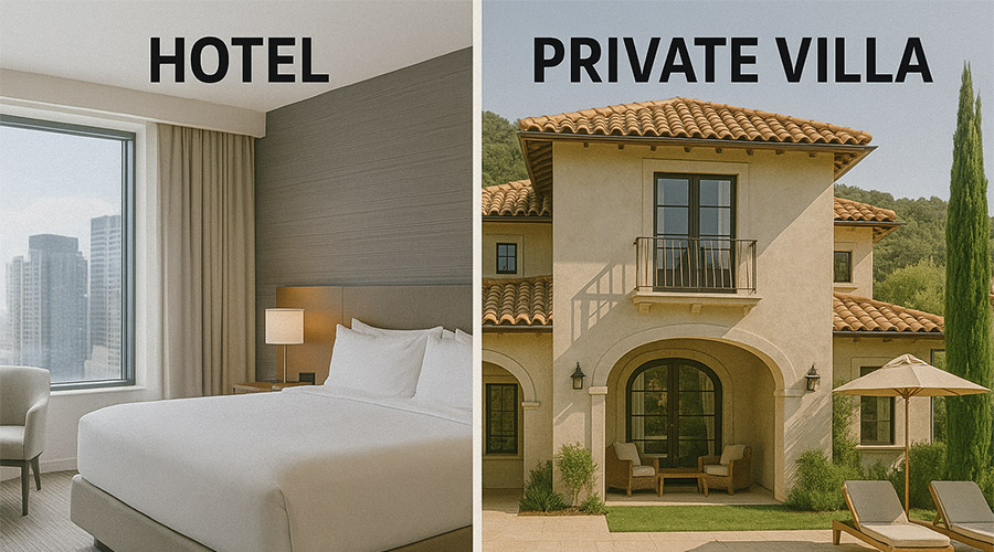 Villa vs Hotel