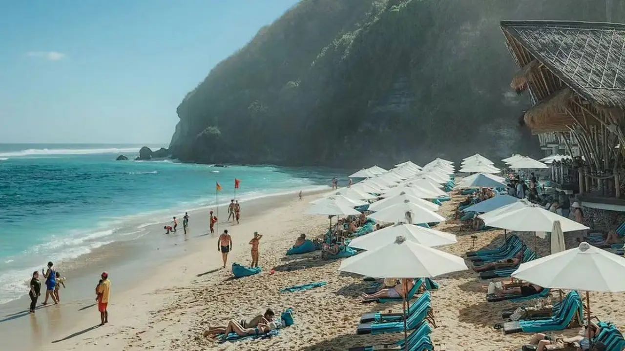 sundays beach club in ungasan bali for couple and family time