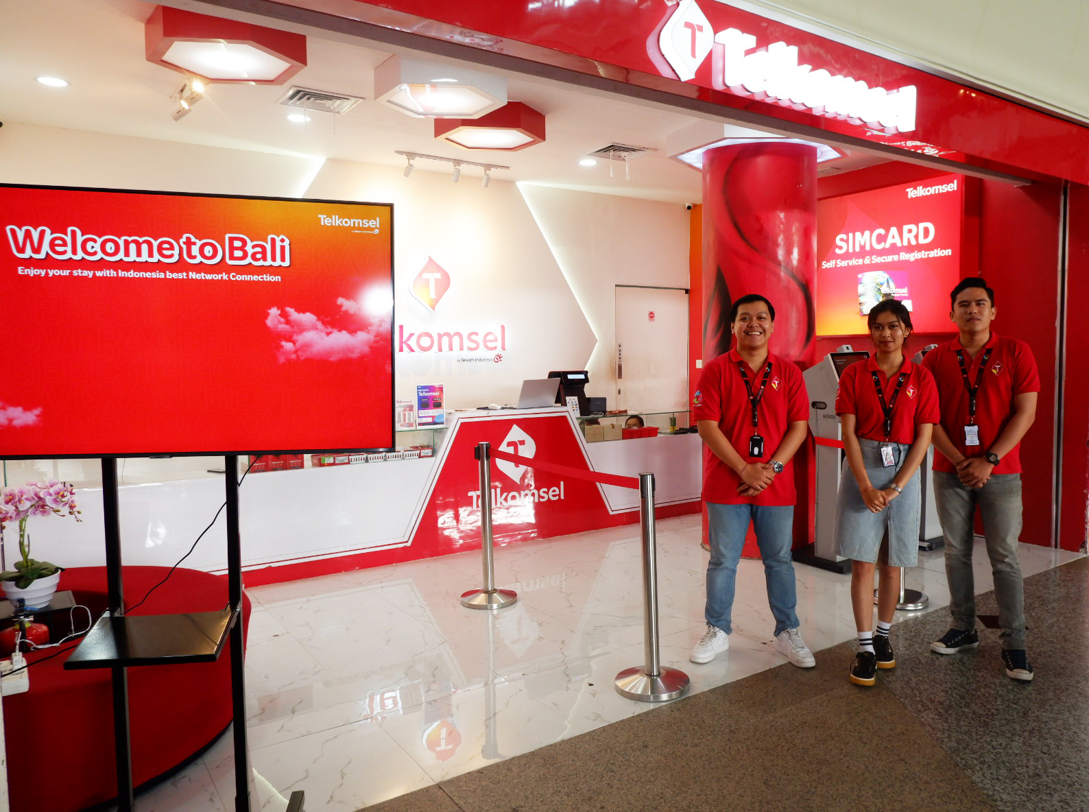 telkomsel booth