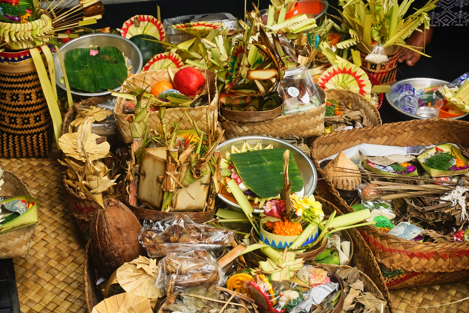 Banten (offering) for Melaspas