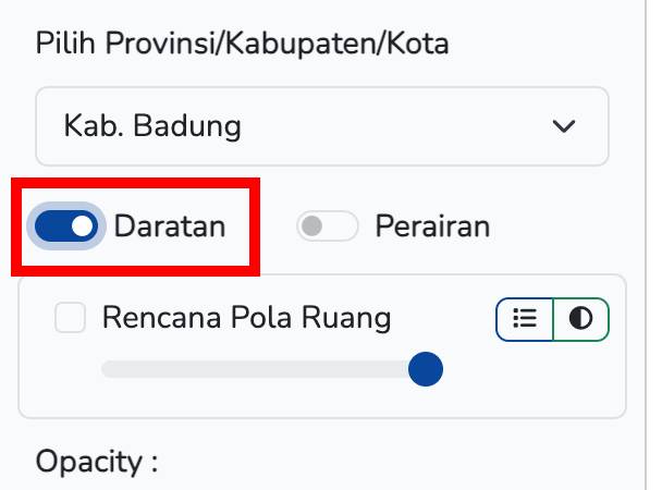 gistaru daratan land check