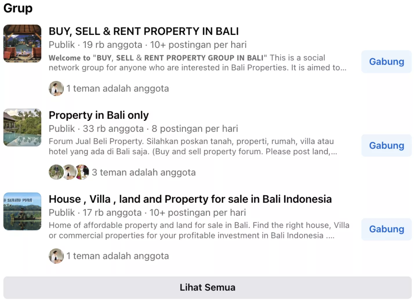 property group on facebook