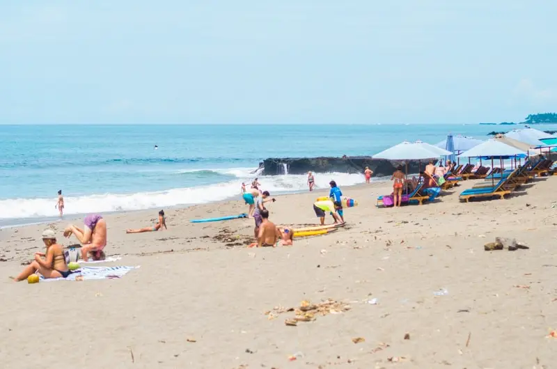 Batu Bolong Beach best for swimming