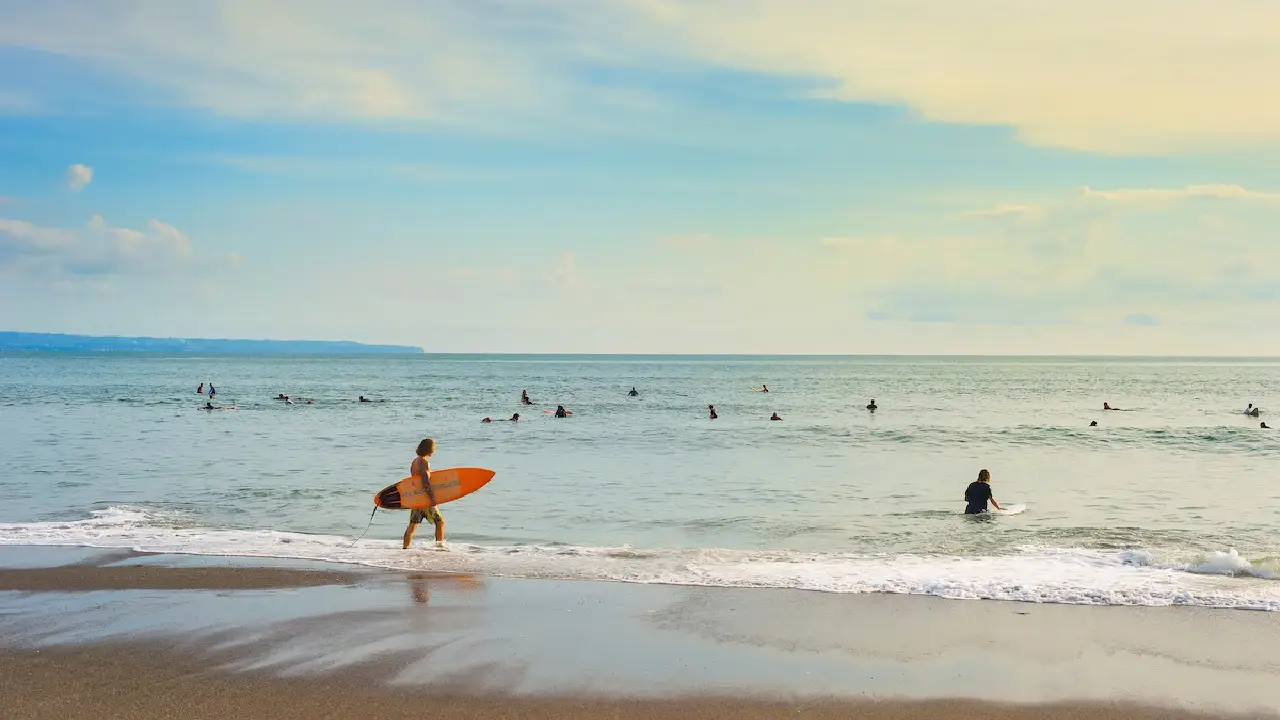 best canggu beaches to swim and surf