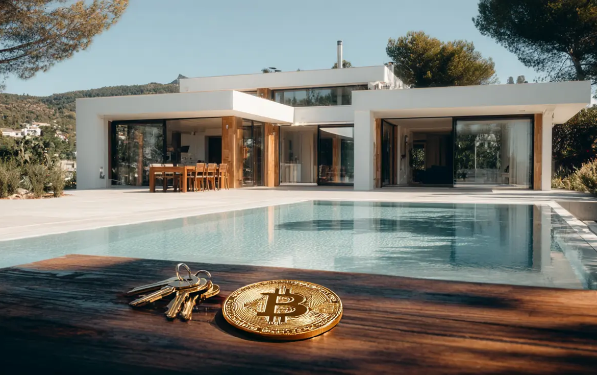 can you buy a villa in bali with bitcoin