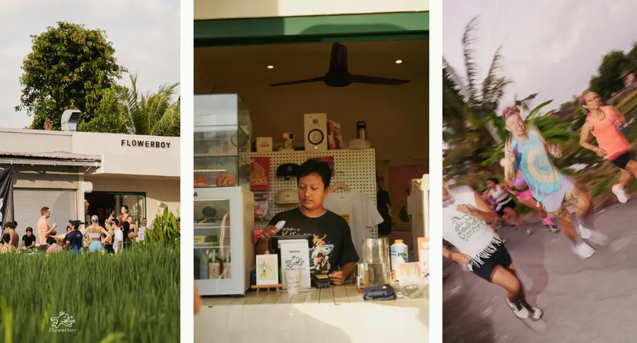 flowerboy running club seseh bali